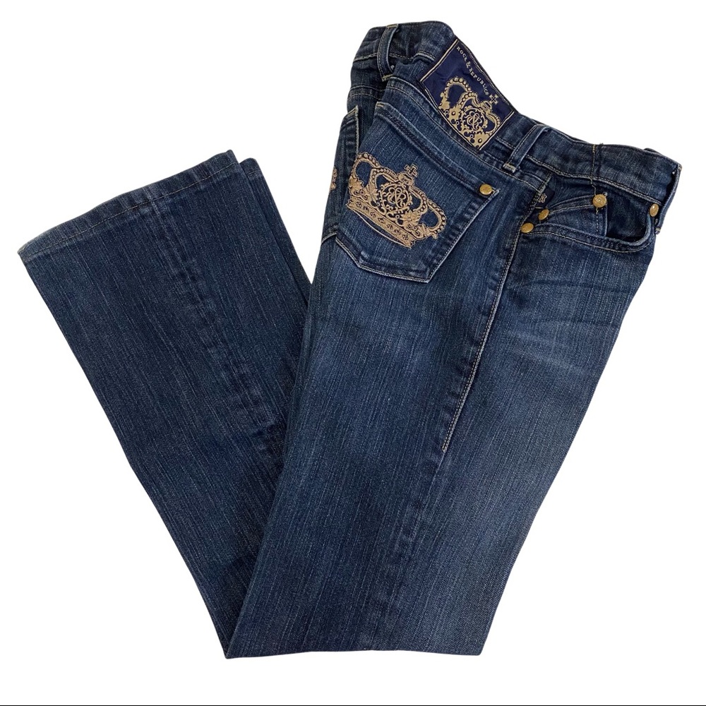 Rock and Republic vintage Casandra boot cut flare designer jeans